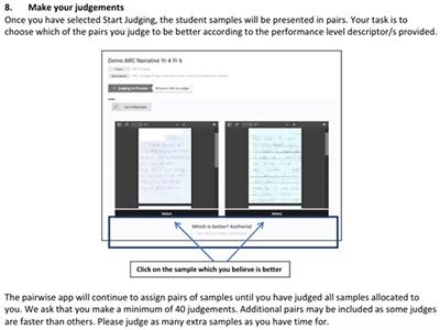 Using pairwise comparison and ordered exemplars as a basis for a novel method of standard setting in narrative writing